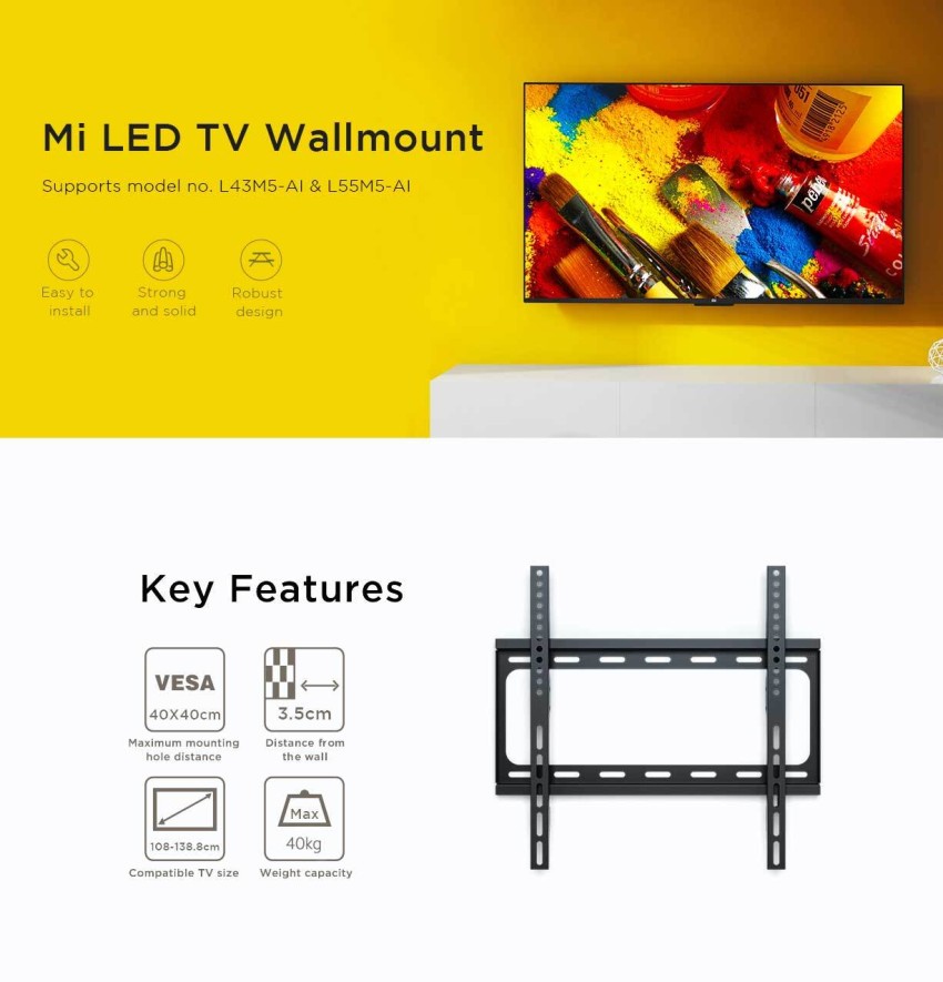 TV 40/43/49/50/55/65/75 Wall Mount]Product Info - Mi India