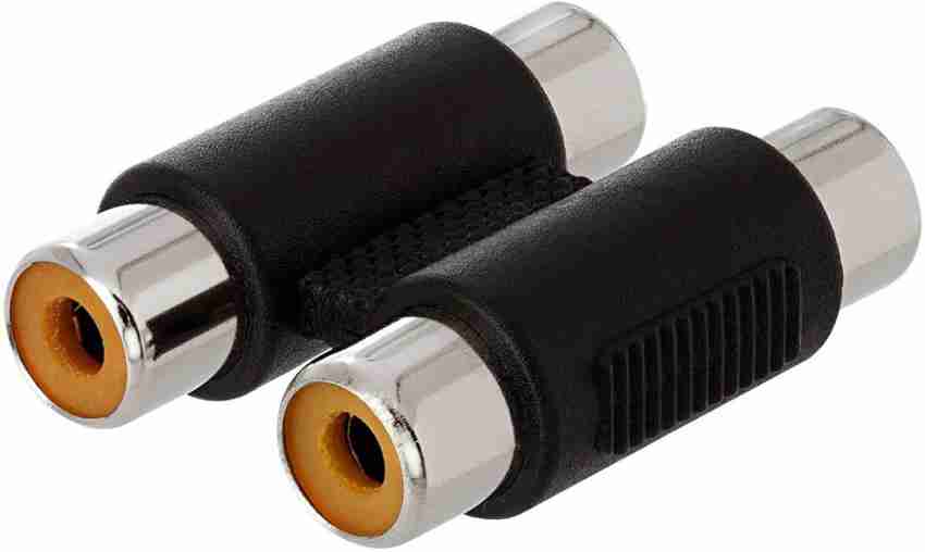LipiWorld TV-out Cable 3 RCA Female to Female Coupler Joiner Adapter  AV/Audio/Video Cable Connector Extension with Male to Male 3RCA 1.5M  Cable(3RCA