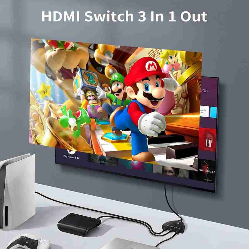 Tobo TV out Cable 8K HDMI 2.1 Switch HDMI Switch HDMI Switcher