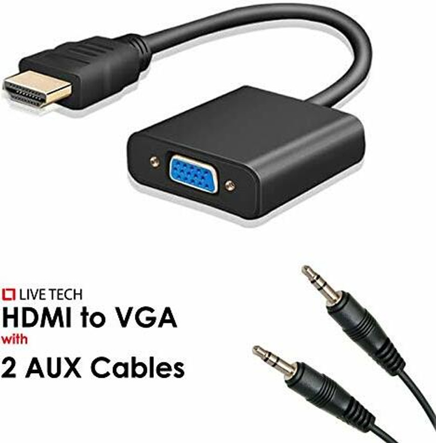 Hdmi to vga hot sale aux