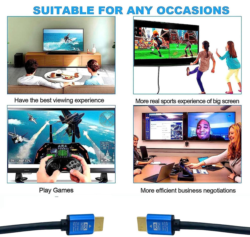 coolcold TV out Cable 5Meter HDTV Premium 4kx2K UHD HDMI Cable