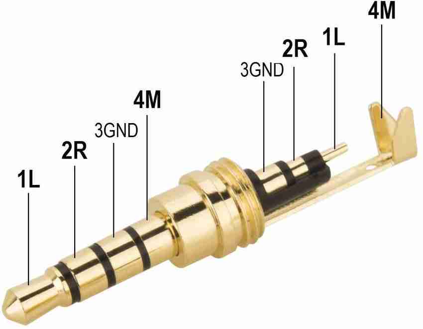 4 pole 3.5 clearance mm jack