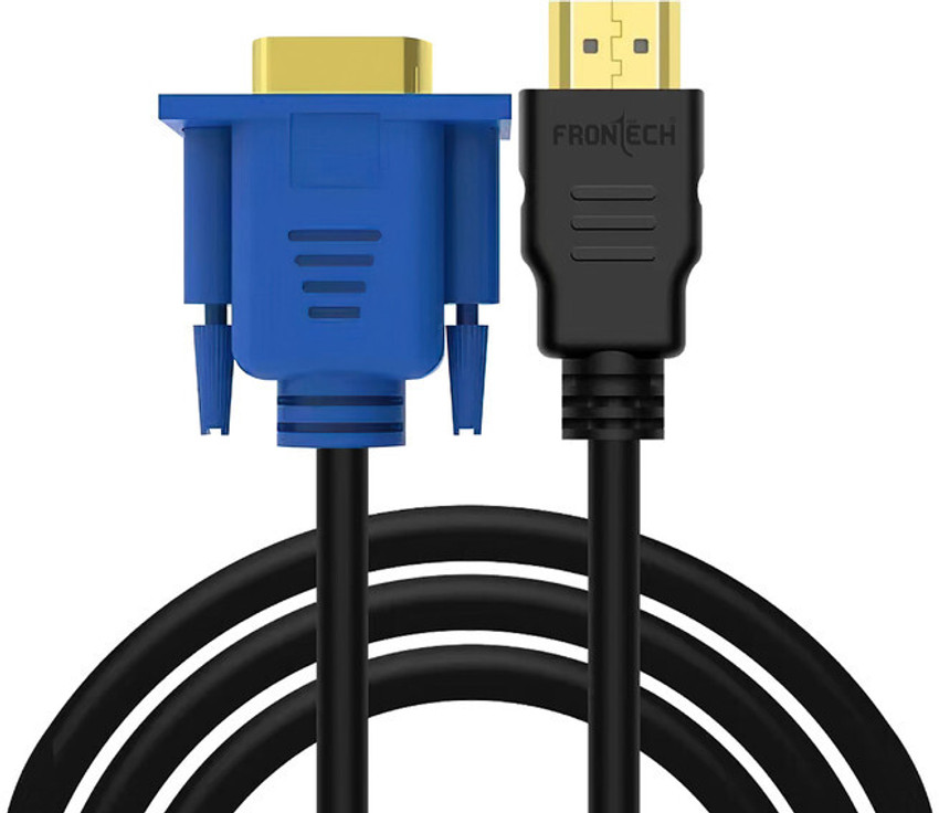 Frontech TV out Cable 1.5m HDMI to VGA Cable Ideal to connect with Laptop PC Monitor LCD LED TV Frontech Flipkart