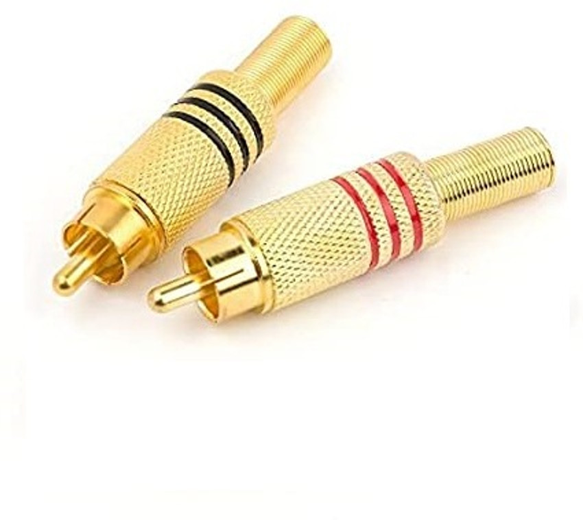 DIYtronics TV out Cable 1 Pair AV Pin RCA Pin Male Audio Video