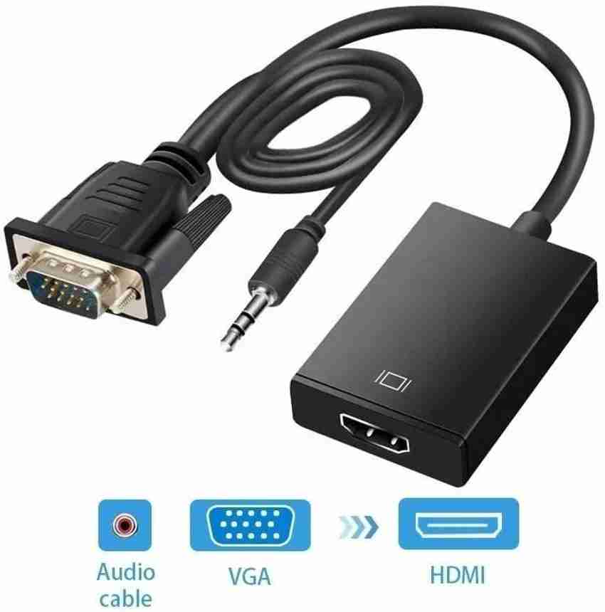 Vga male cheap to hdmi female