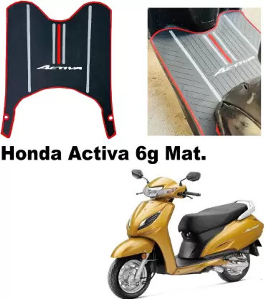 DAZZRIDE Scooty Foot Mat for Activa 6g Mat Ather 450 Two Wheeler
