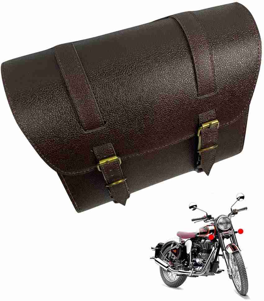 Dhe Best Bike Saddle Bag Golden Buckle for Royal Enfield Classic
