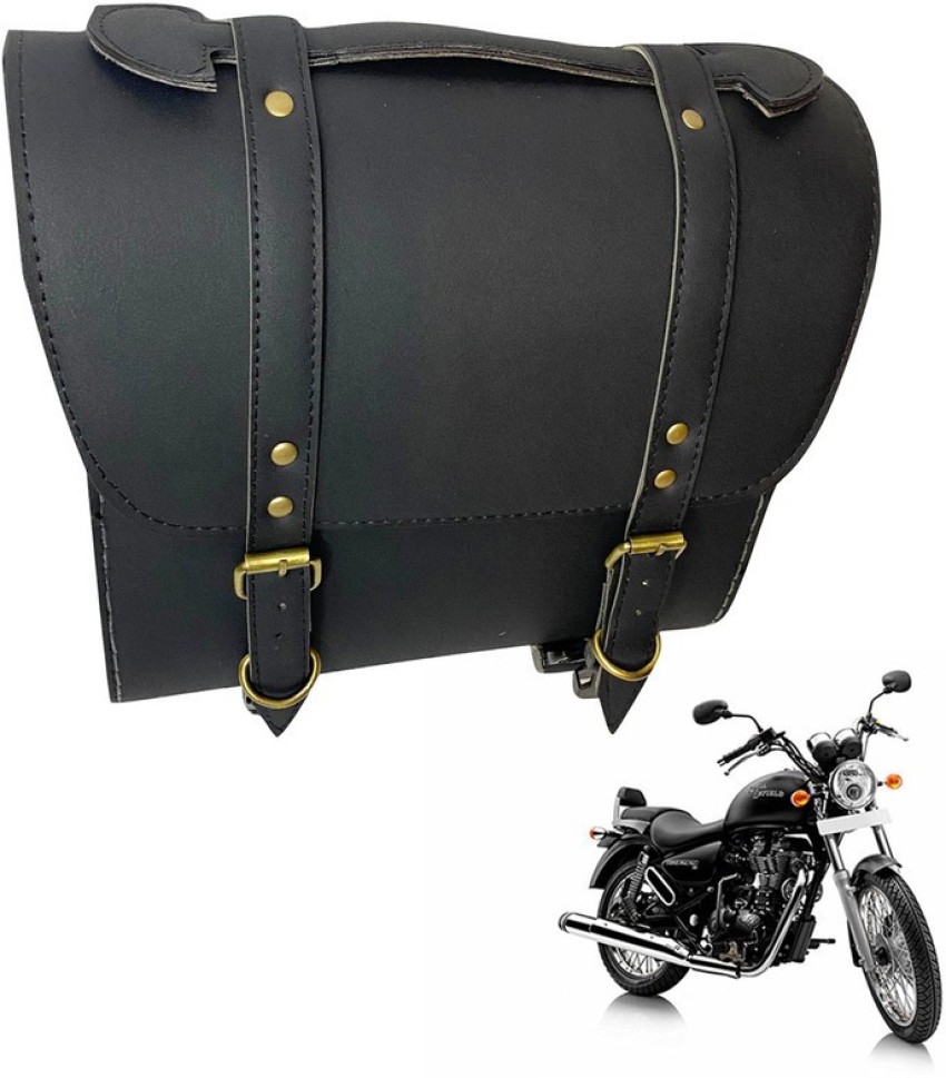 Dhe Best Saddle Bag Black Leather Motorbike Saddlebag Price in India - Buy  Dhe Best Saddle Bag Black Leather Motorbike Saddlebag online at Flipkart.com