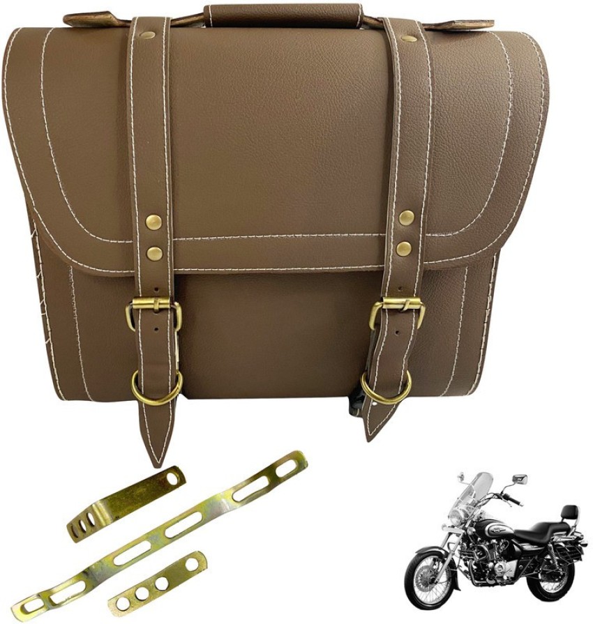 Buy Dios Bike Leatherette Back Seat Saddle Bag Black Royal Enfield   Avenger  Bullet Online at desertcartINDIA