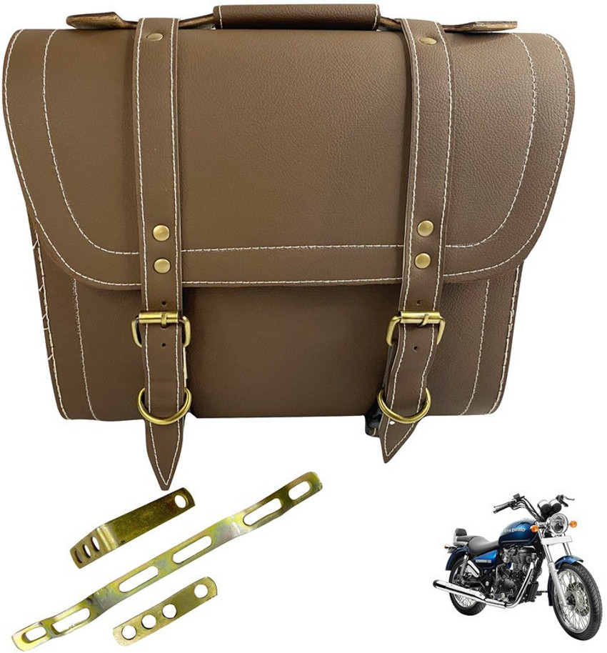 Dhe Best Bike Saddle Bag With Fitting for Royal Enfield