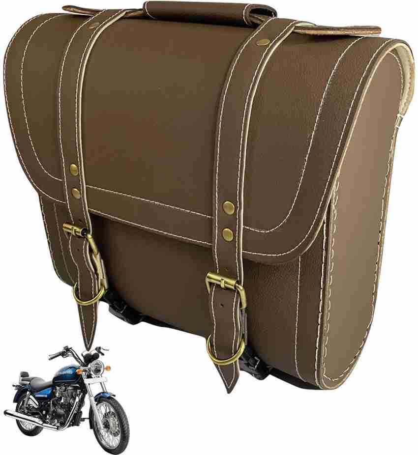 Dhe Best Bike Saddle Bag With Strap Fitted for Royal Enfield