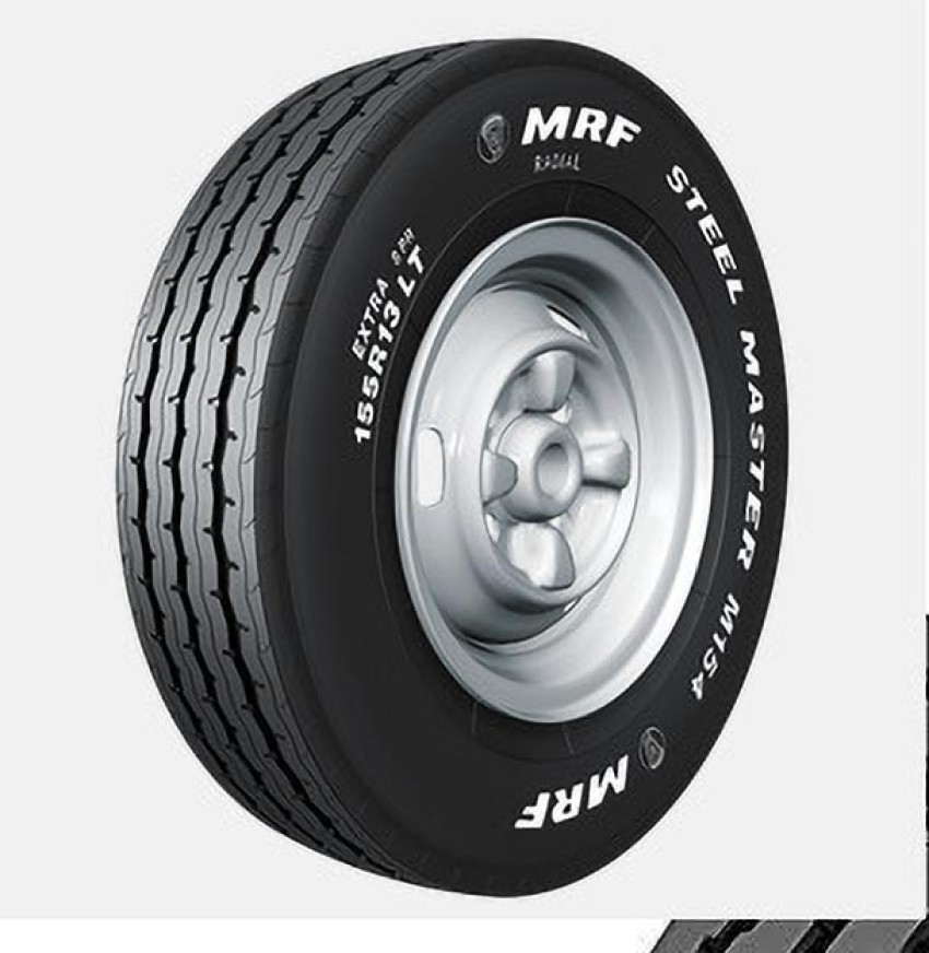 MRF LT 155 Steel Master Tyre 13 Inches Front Rear Two Wheeler