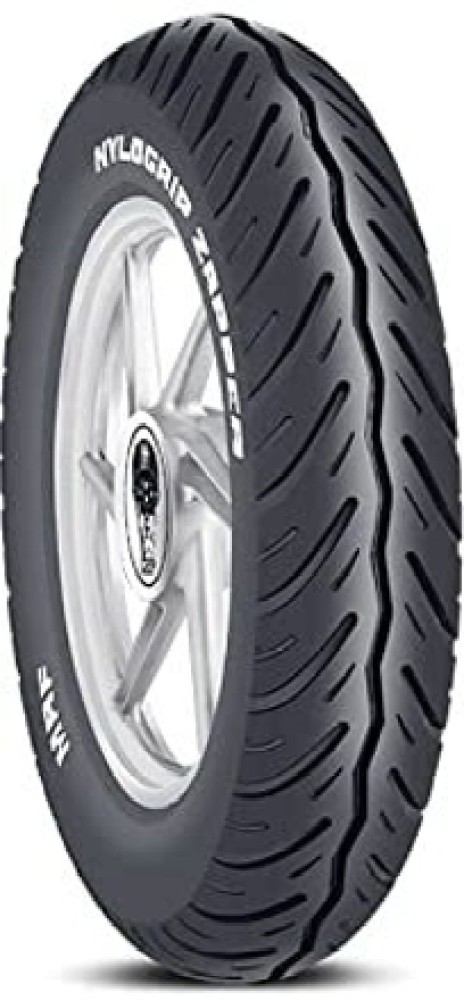 MRF 90/100-10 53J Nylogrip Zapper 90/100r10 Front & Rear Two 