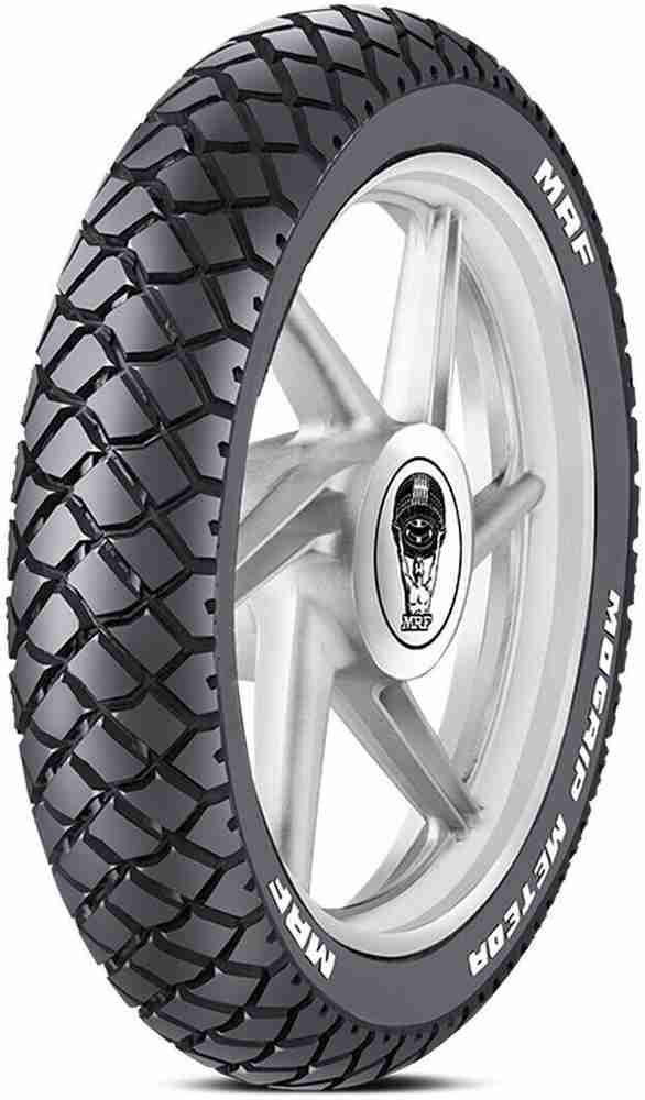 MRF Mogrip Meteor 110 90 19 62P TUBELESS Bike Rear Two Wheeler Tyre Price in India Buy MRF Mogrip Meteor 110 90 19 62P TUBELESS Bike Rear Two Wheeler Tyre online at Flipkart