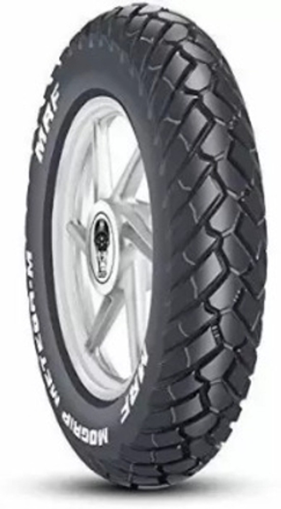MRF 110 80 17 METEOR M 57 P TUBE LESS BIKE TYRE Rear Two Wheeler