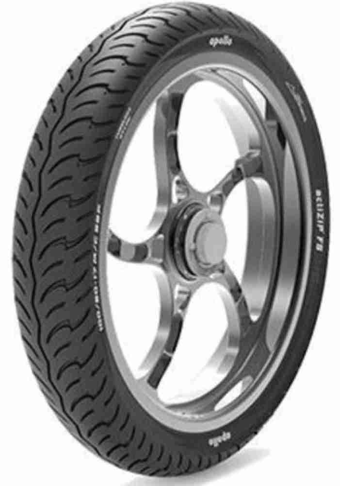 Apollo 100 80 17 ActiZip F5 Tubeless 100 80 17 Front Two Wheeler Tyre Price in India Buy Apollo 100 80 17 ActiZip F5 Tubeless 100 80 17 Front Two Wheeler Tyre online at Flipkart