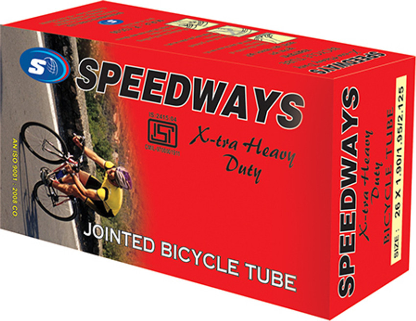 SPEEDWAYS Cycle Tube 26 X 1.75 Jointed 26T Bicycle Tube Normal