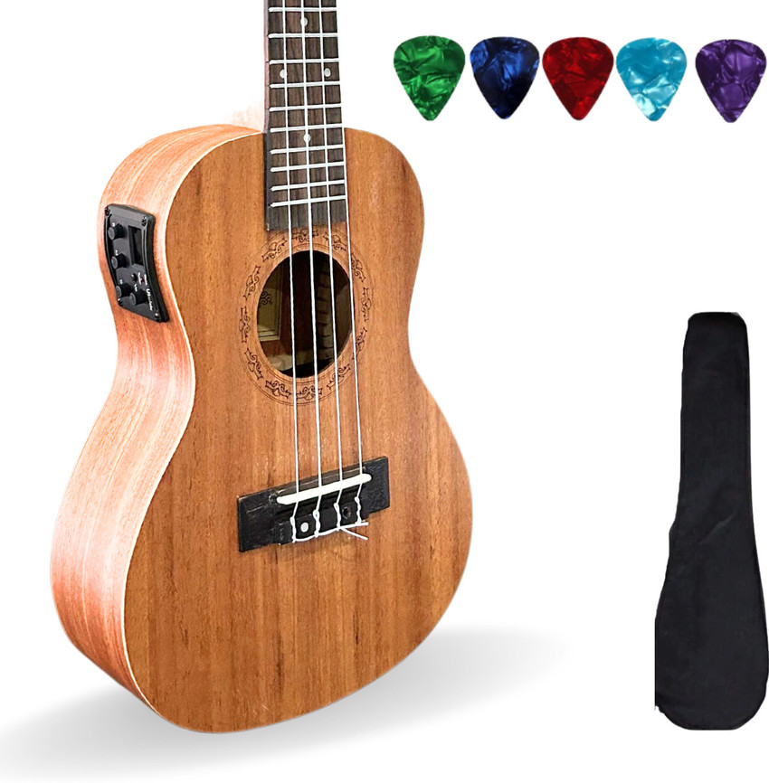 AMG Music 24inch Concert Size Ukulele Built in Equalizer With Bag