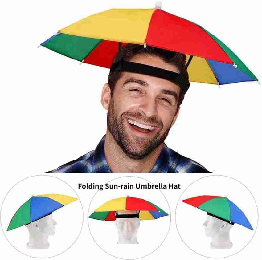 KAWASONY Best Quality Head Umbrella Hat For Kids Adults