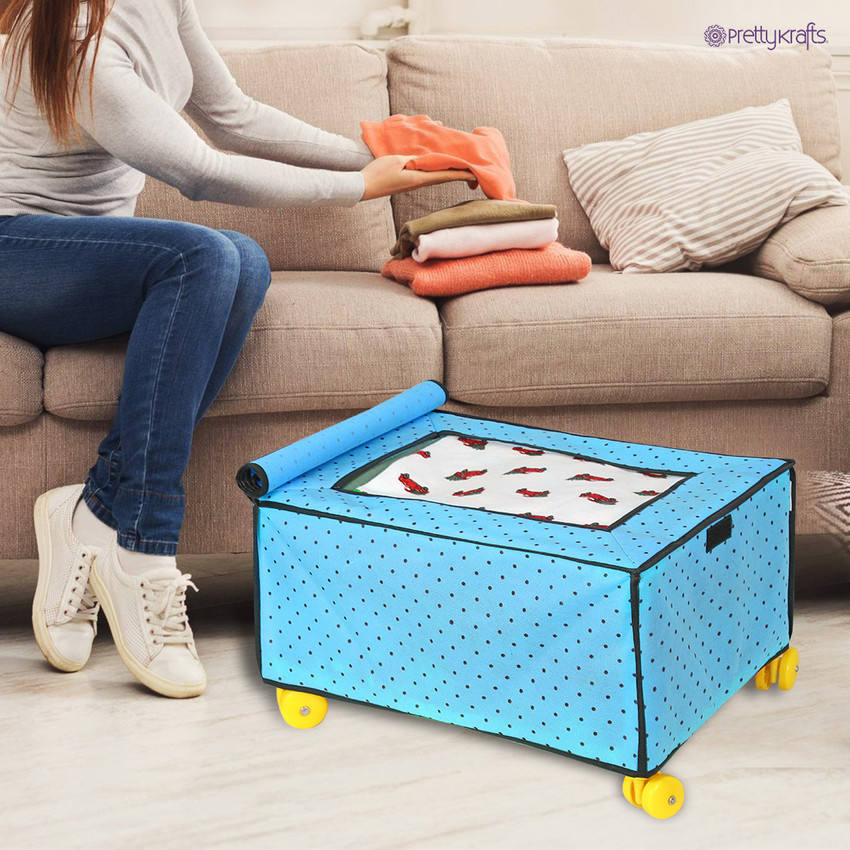 PrettyKrafts Under Bed Storage Containers Under Bed Collapsible