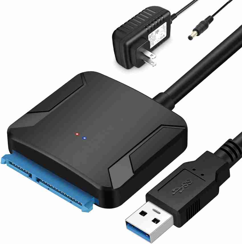 ULTRABYTES for 2.5 3. 12V 2A Adapter 5 Inch Desktop HDD SSD Hard Drive Disk Drive with USB Adapter ULTRABYTES Flipkart