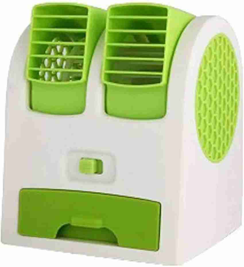 GREATONIX Mini Portable Dual Bladeless Small Air Conditioner