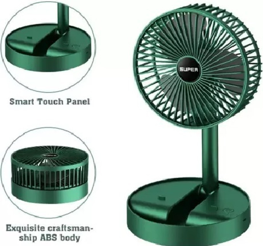 ZVR Super Folding Storage Net Red Fan Table Desk Fans With