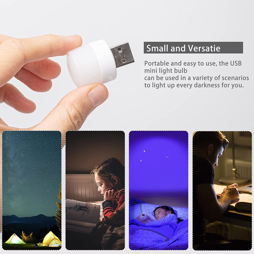 Buy Red Champion USB Night Light USB LED Light Compact LED Bulb Portable Lighting Mini USB Light for Car Bedroom Nursery Bathroom Warm 12Pcs Led Light online at Flipkart