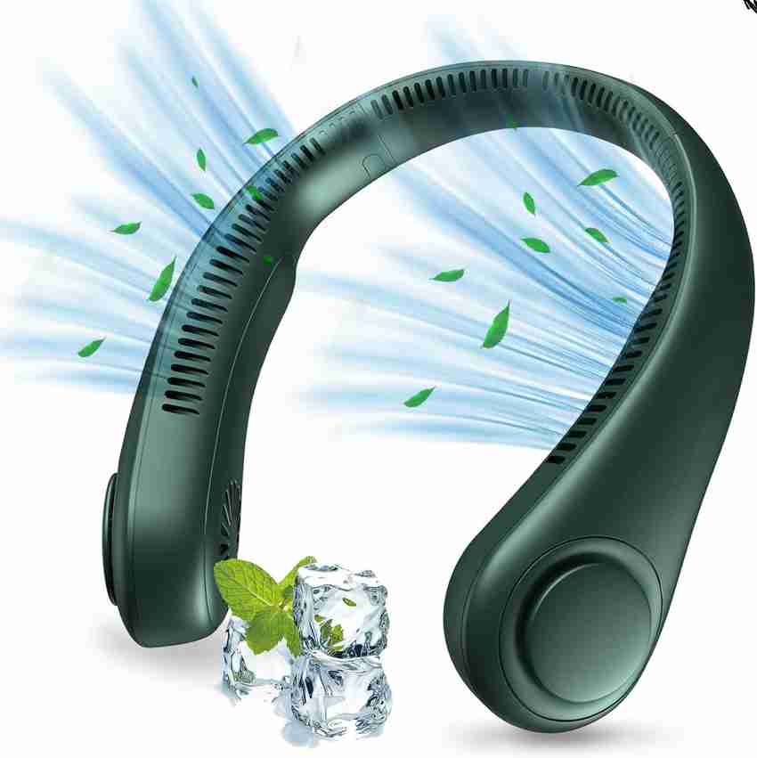 Woomzy Mini Hand Free Portable Neckband Fan USB Rechargeable Lazy top Mini Hand Free Portable Neckband Fan USB Rechargeable Neck Hanging usb Fan USB Fan Price in India Buy Woomzy Mini