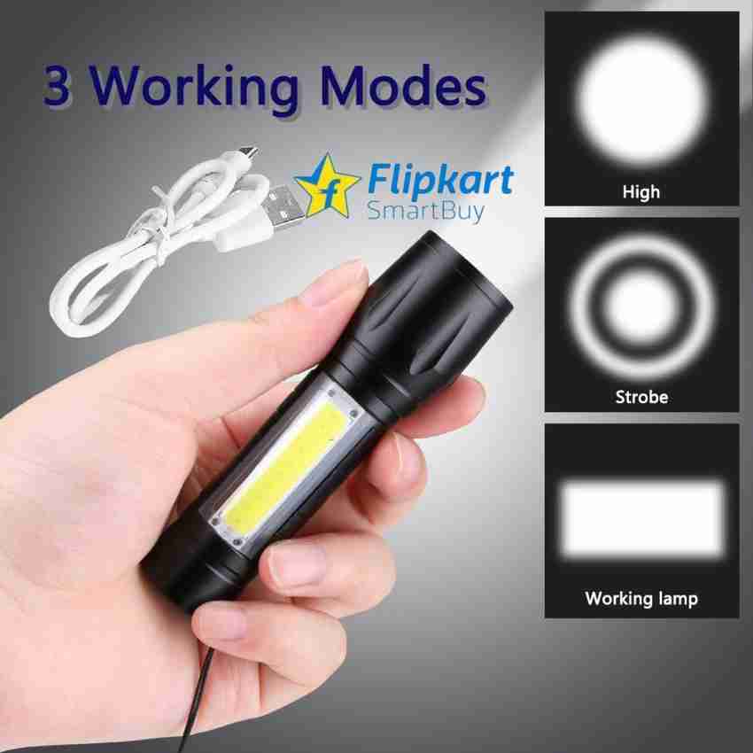 Rechargeable torch store light flipkart