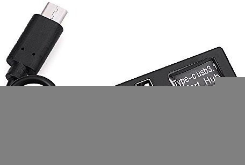Hub USB C de 4 puertos de transferencia de datos de 5 Gbps, adaptador  multipuerto USB C con puertos tipo C y 3 puertos USB 3.0, adaptador USB C a  USB