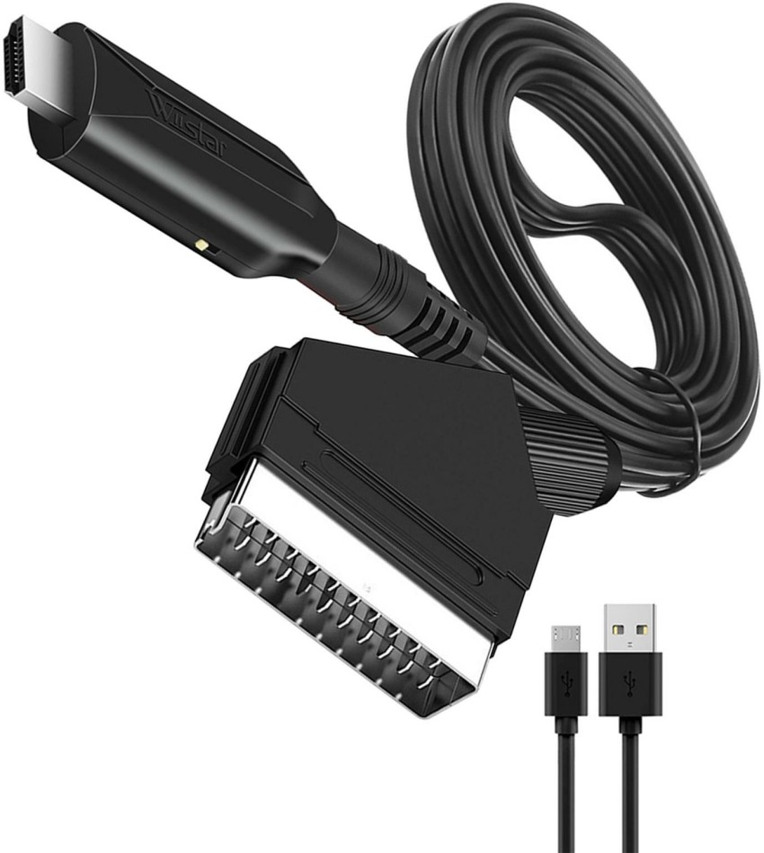 Calandis SCART to HDMI Converter Cable Flexible 1080P/720P 1M Length for TV  DVD SCART to HDMI Converter Cable Flexible 1080P/720P 1M Length for TV DVD  USB Hub Price in India - Buy