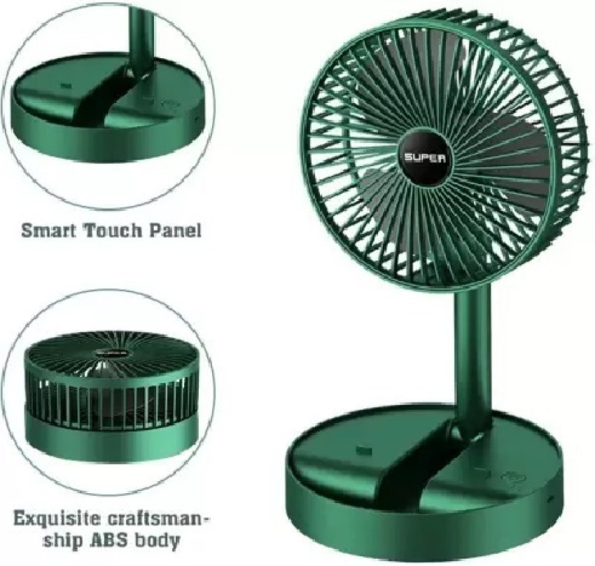 JISULIFE Handheld Mini Fan [20Hrs Cooling] USB Rechargeable 4000mAh  Portable Fan, Battery Operated Hand Fan for