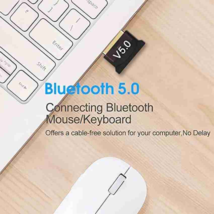 Adaptador Bluetooth v 5.0 Dongle PC Laptop Inalámbrico USB