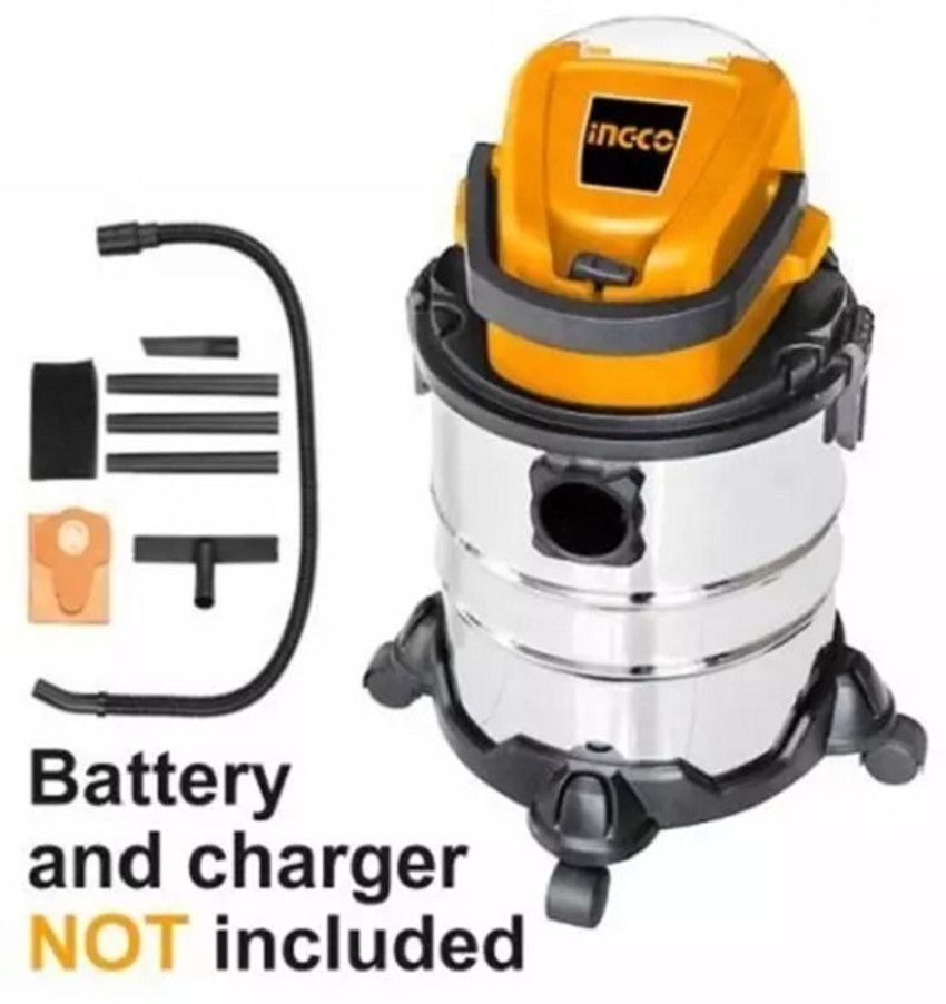 INGCO 20V 20 ltr Cordless Li Ion Vacuum Cleaner CVLI2005E without