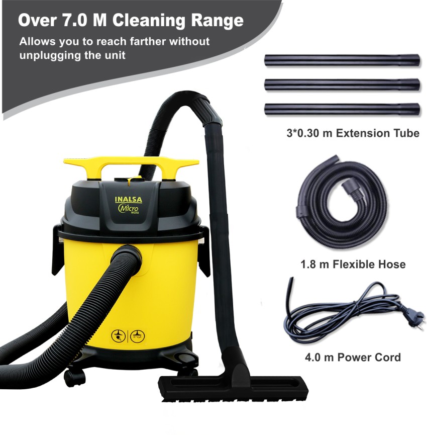 inalsa vacuum cleaner wet and dry micro wd10 1000w