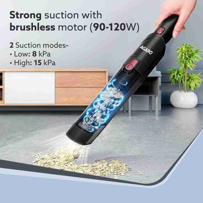 AGARO Sapphire Hand Held Vacuum Cleaner Up to 15 kPa Powerful