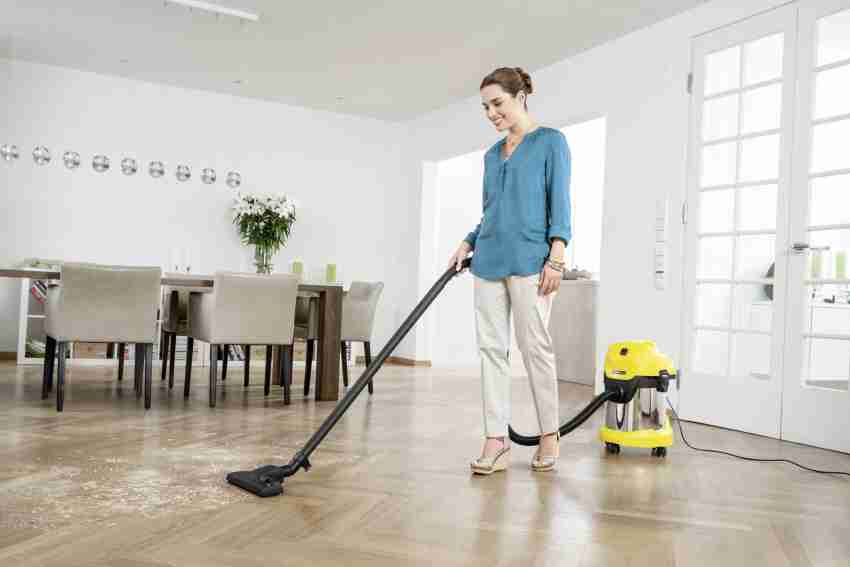 Karcher WD3 EU Wet and Dry Vacuum Cleaner, 1000 Watts Powerful Suction -  Kitchen & Other Appliances - 1729792355