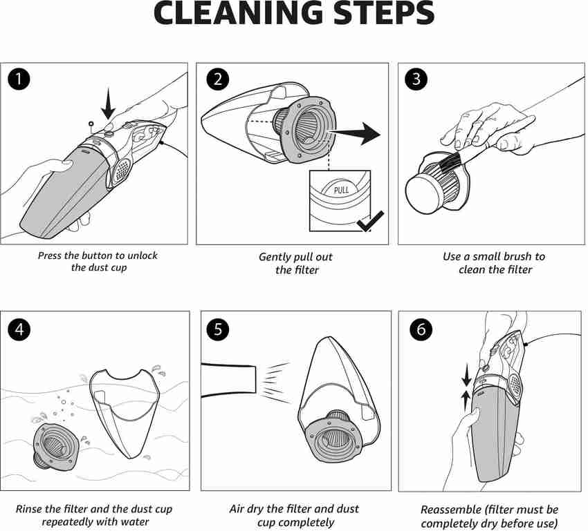 Handheld vacuum for steps on sale