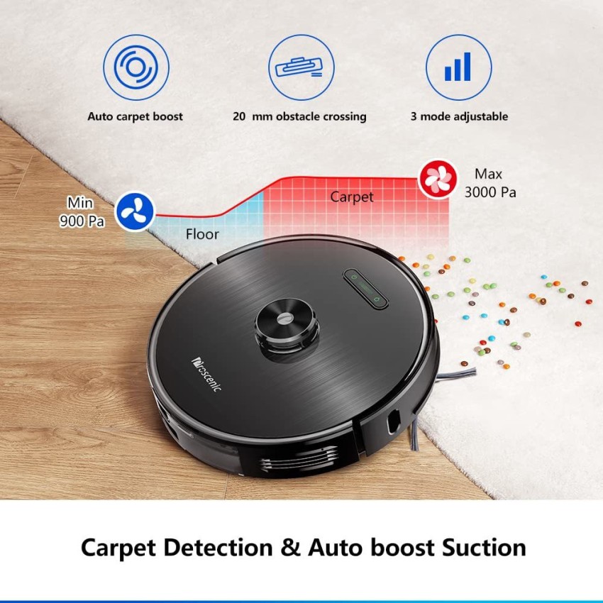 Proscenic M8 Lidar Navigation, 3-in-1 Robotic Vacuum and Mop with