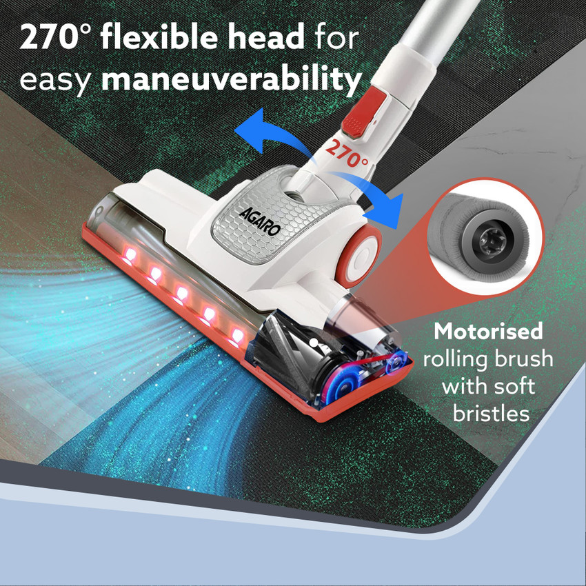 AGARO Regency Cordless Stick Vacuum Cleaner Cordless Vacuum