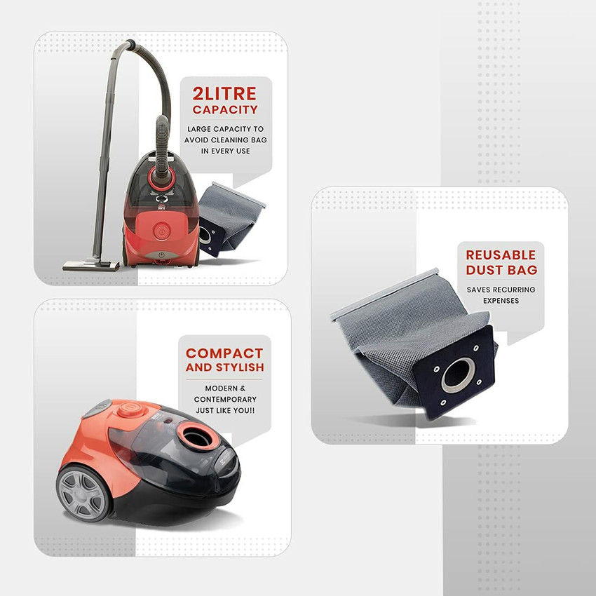 EUREKA FORBES Sure Fast clean Bagless Dry Vacuum Cleaner with Reusable Dust Bag Price in India Buy EUREKA FORBES Sure Fast clean Bagless Dry Vacuum Cleaner with Reusable Dust Bag Online