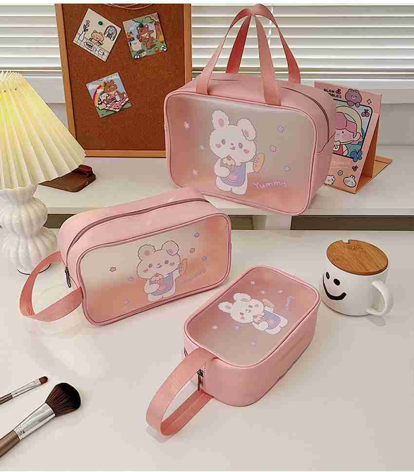 Wengvo Small Bags for Women Cute Pouch Travel Makeup Bag Make Up Pouch Transparent Bags multi purpose Vanity Box Price in India Buy Wengvo Small Bags for Women Cute Pouch Travel