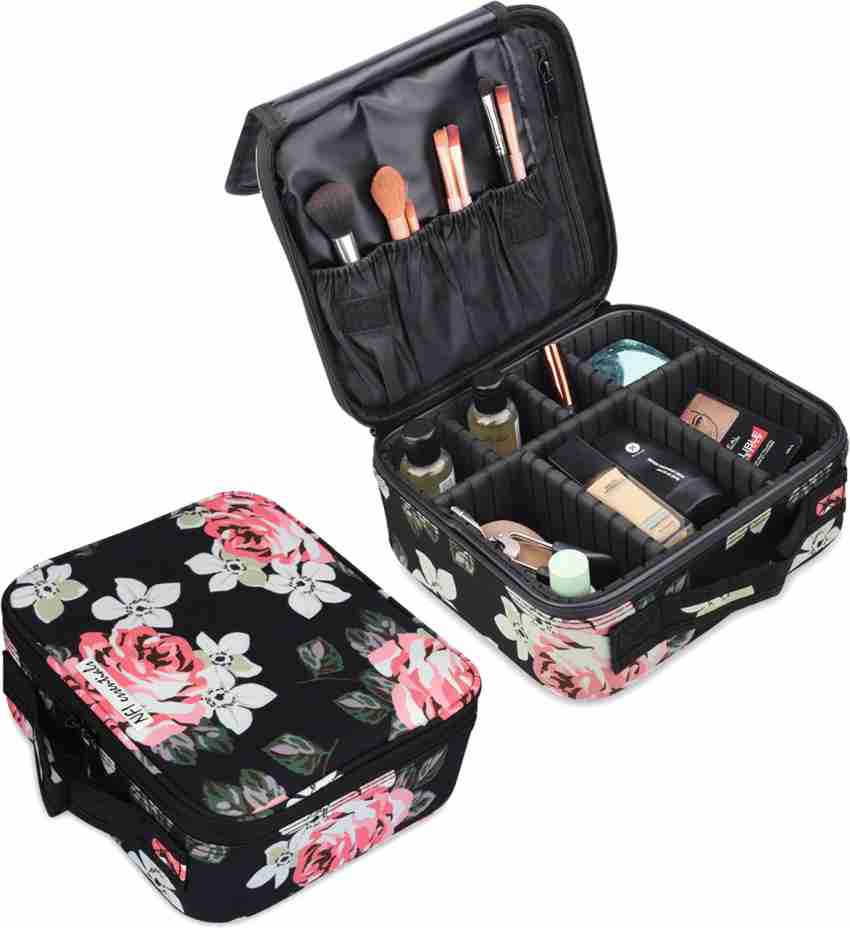 Professional Beauty Box Makeup Train Case Portable Vanity Organizer Storage  Used