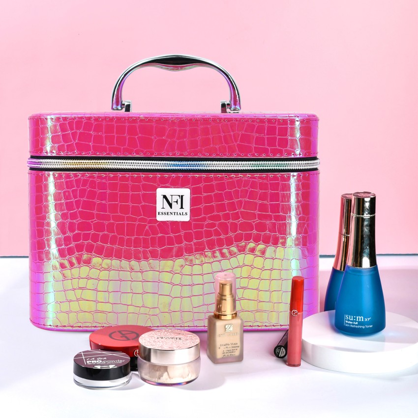 NFI essentials Cosmetic Box Makeup Bag Vanity Kit Travel Organiser Big Box  - NFI essentials - 3647574