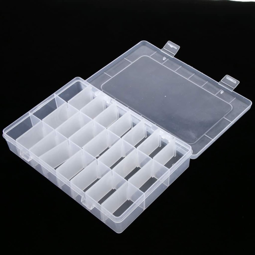 10/15/24 Grids Jewelry Tool Box Gift For Beads Jewelry Earrings Ring  Storage Box
