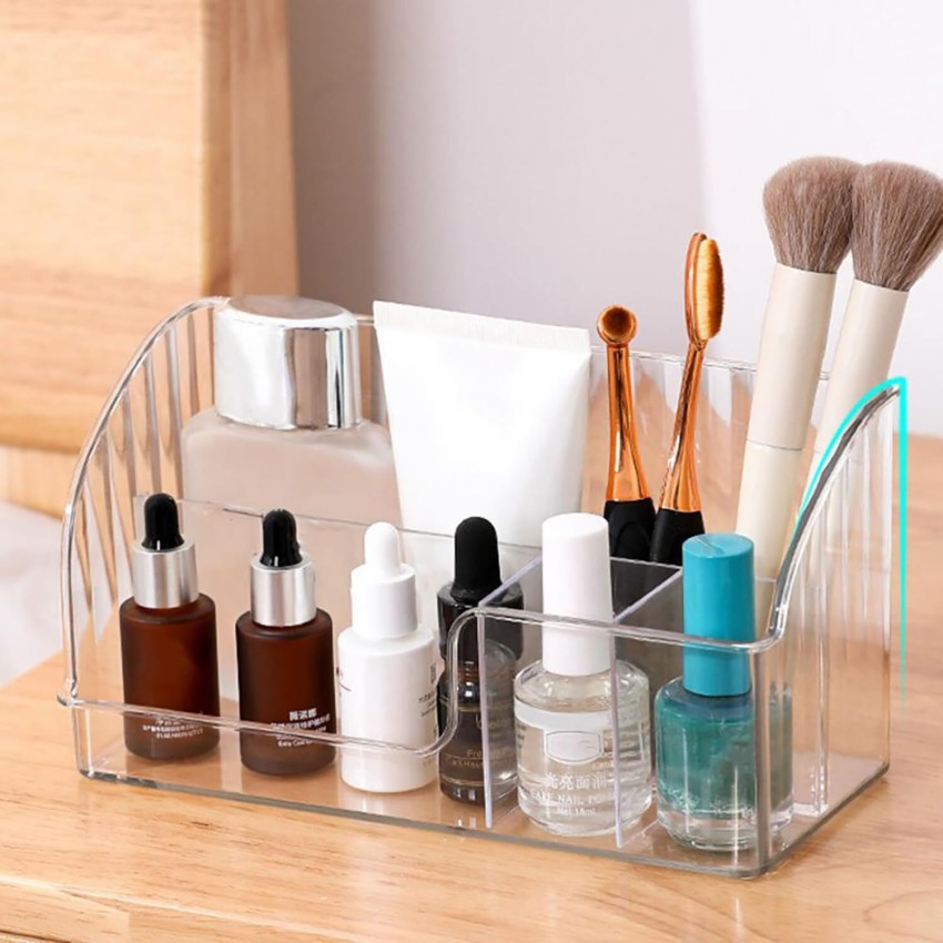 HOUSE OF QUIRK Makeup Tray Holder Organizer Cosmetic Display Case