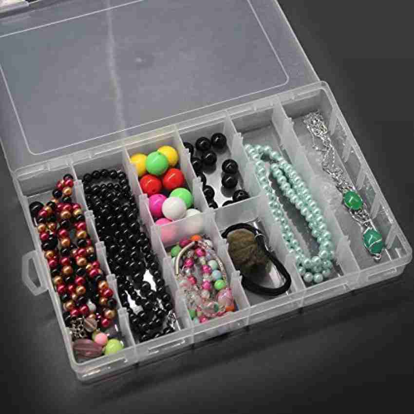 TINSUHG Transparent Storage Organizer Box for Jewelry Beads Earring Fishing  36 compatment Vanity Box Price in India - Buy TINSUHG Transparent Storage  Organizer Box for Jewelry Beads Earring Fishing 36 compatment Vanity