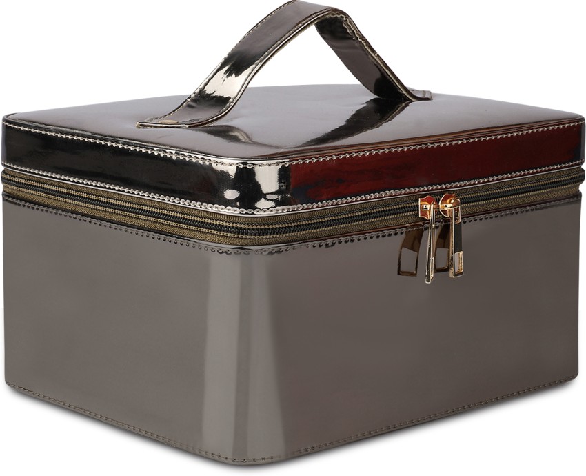 NFI Essentials Cosmetic Box Makeup Bag Vanity Kit Travel Organiser Big Box  Aluminium: Buy NFI Essentials Cosmetic Box Makeup Bag Vanity Kit Travel  Organiser Big Box Aluminium Online at Best Price in