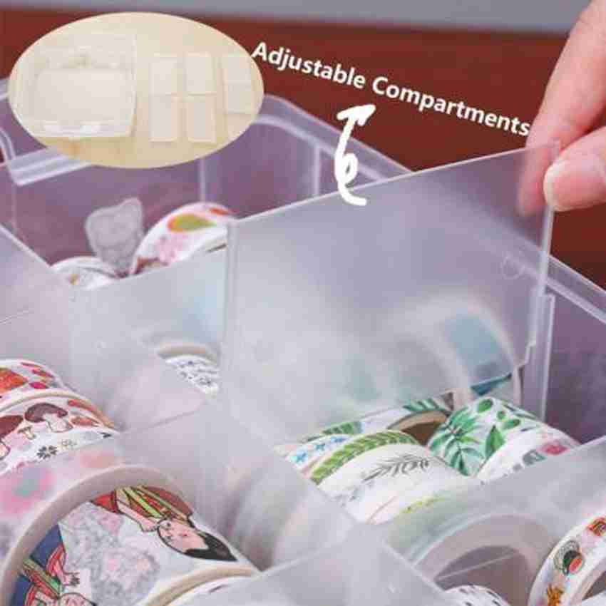 Honbon Small Plastic Storage Box for Earrings ,Beads,pills and